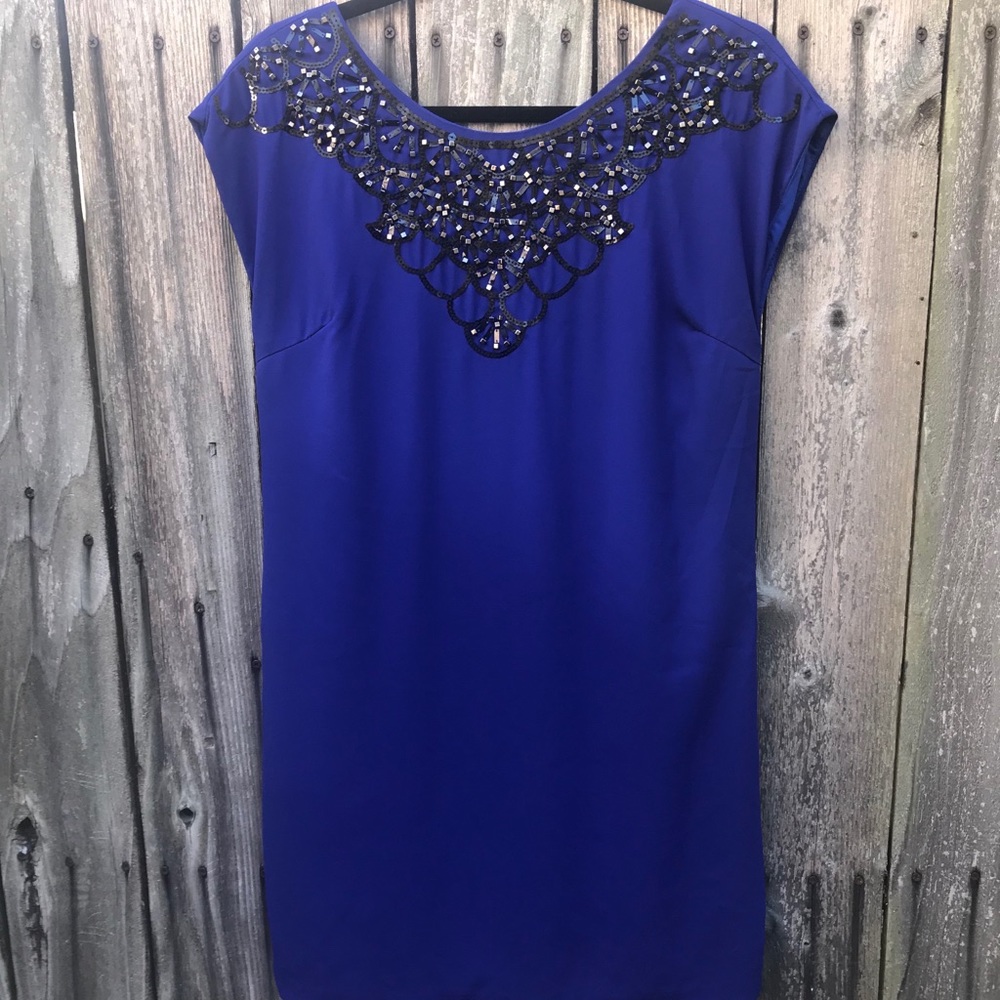 C. Luce Royal Blue Party Cocktail Dress